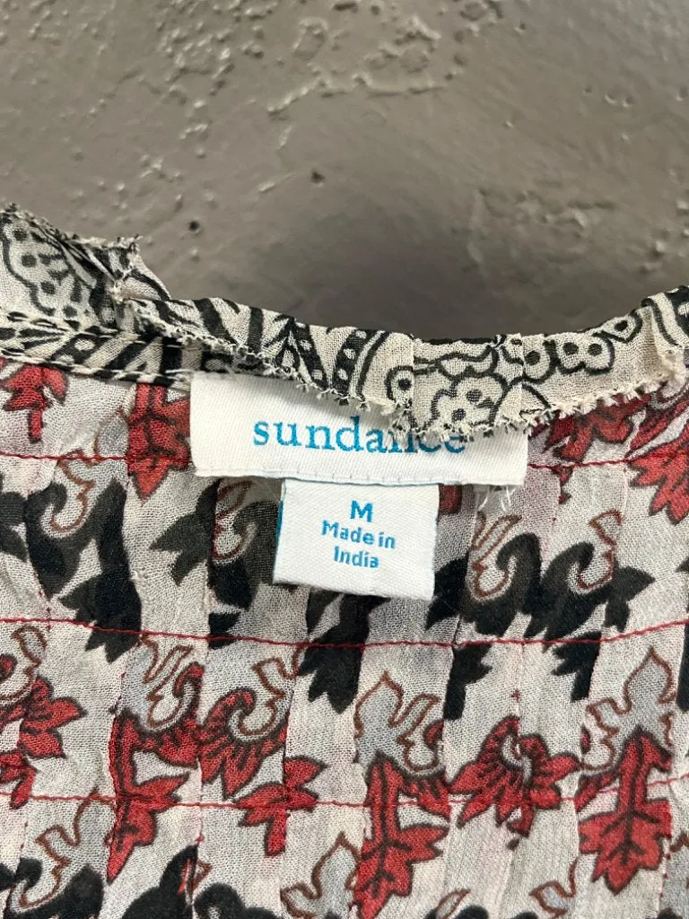 SUNDANCE TASSE TIE BOHO TOP (org$128)