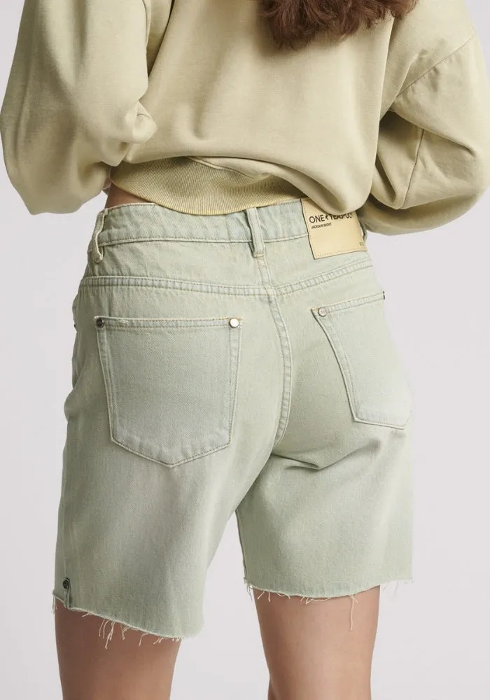 Sunday Jackson Mid Waist Wide Leg Shorts