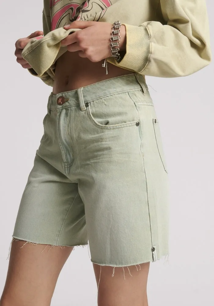 Sunday Jackson Mid Waist Wide Leg Shorts