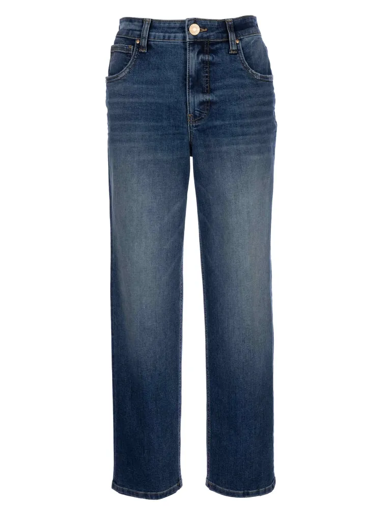 The Elizabeth High Rise FabAb Straight - Dainty Wash