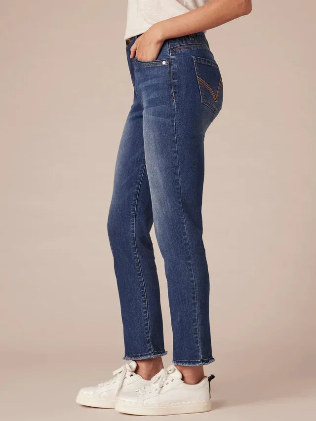 The Laurie "Ab"Solution High Rise Slim Straight Jeans