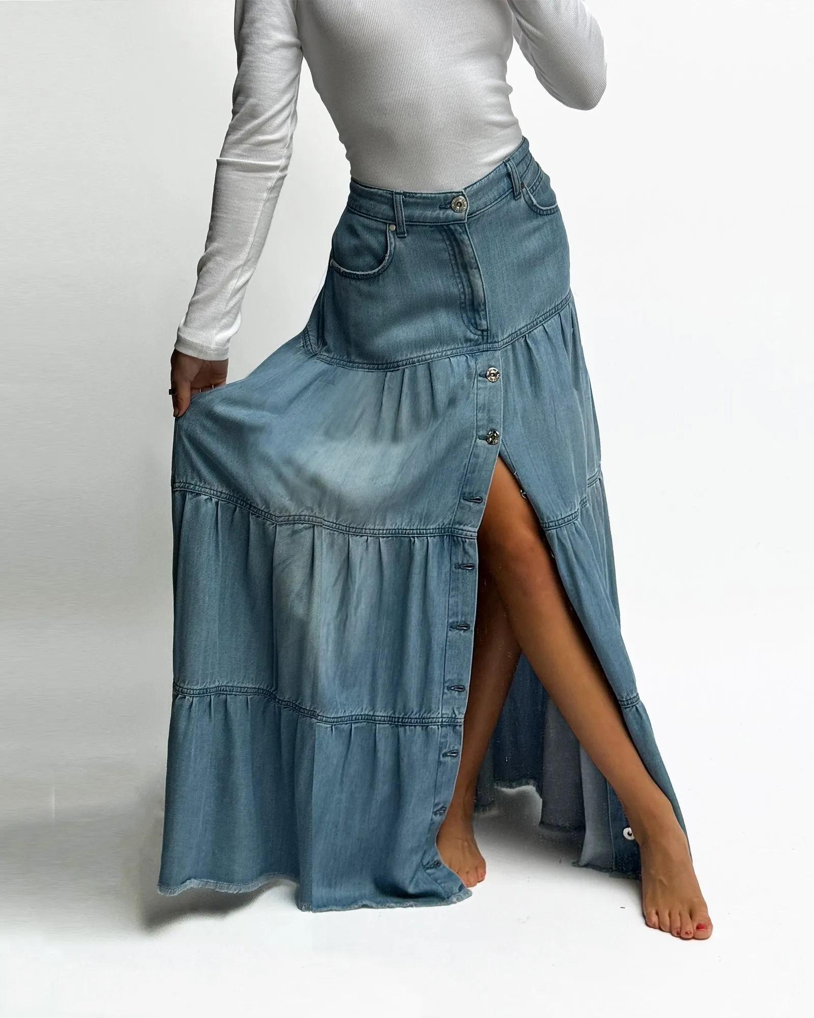 Tina Denim Rok | Blue