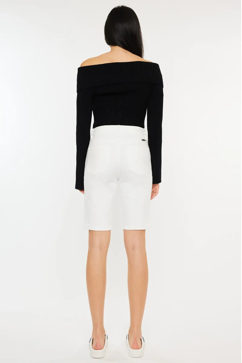 Trevora High Rise Bermuda Shorts