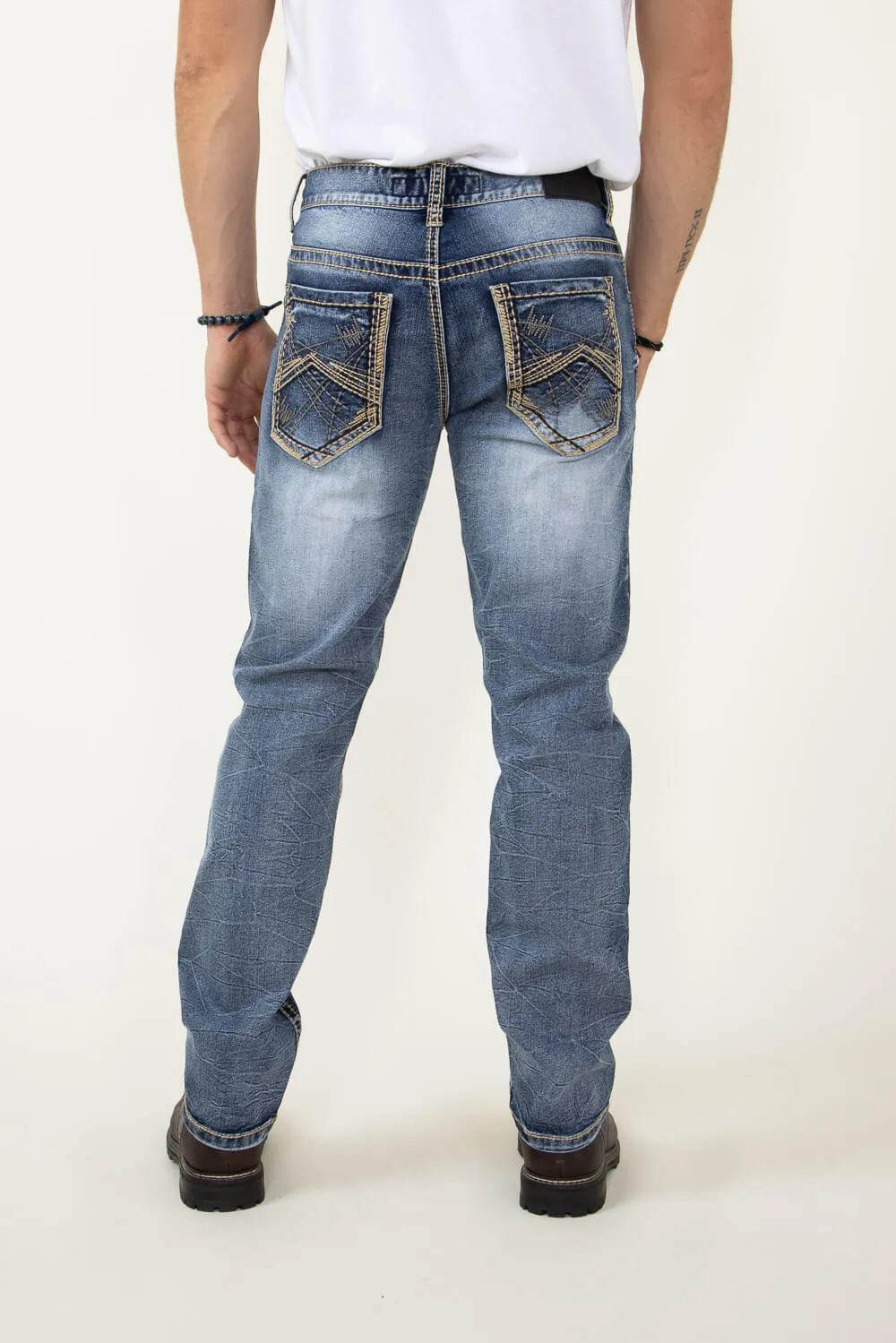 True Luck Hiroki Straight Jeans for Men | TL21092918
