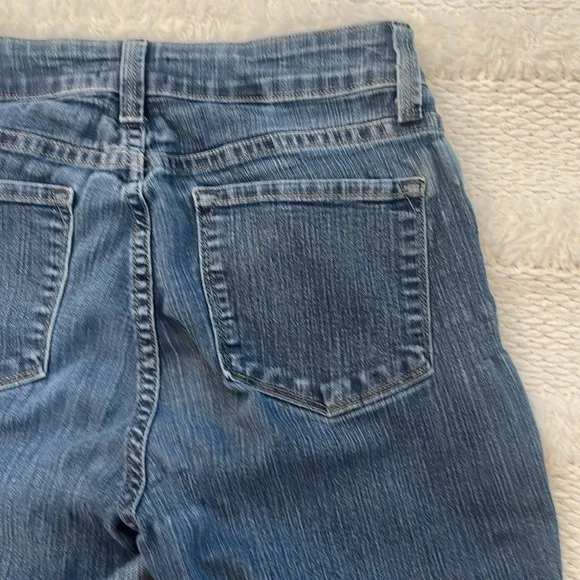 Vintage 90s NYDJ flare mom Jeans lift tuck slimming cotton stretch women size 6