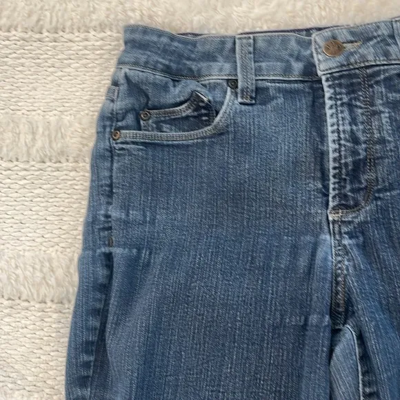 Vintage 90s NYDJ flare mom Jeans lift tuck slimming cotton stretch women size 6