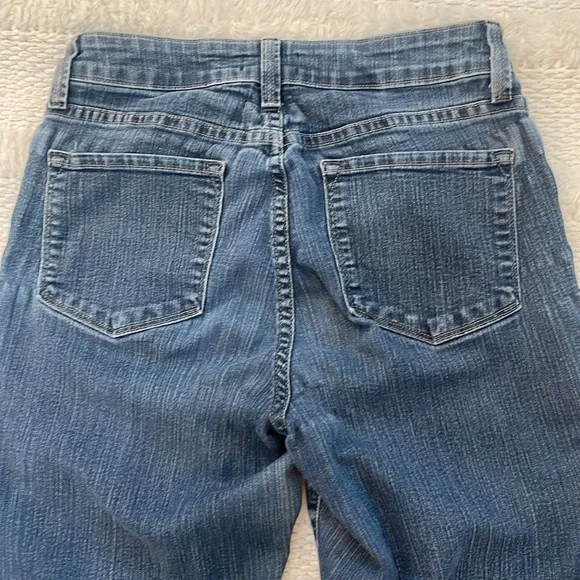 Vintage 90s NYDJ flare mom Jeans lift tuck slimming cotton stretch women size 6