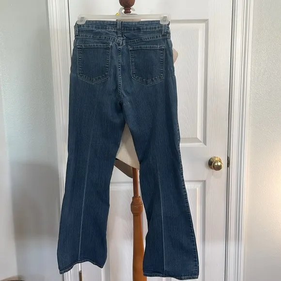Vintage 90s NYDJ flare mom Jeans lift tuck slimming cotton stretch women size 6