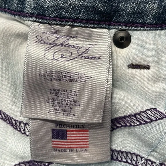 Vintage 90s NYDJ flare mom Jeans lift tuck slimming cotton stretch women size 6