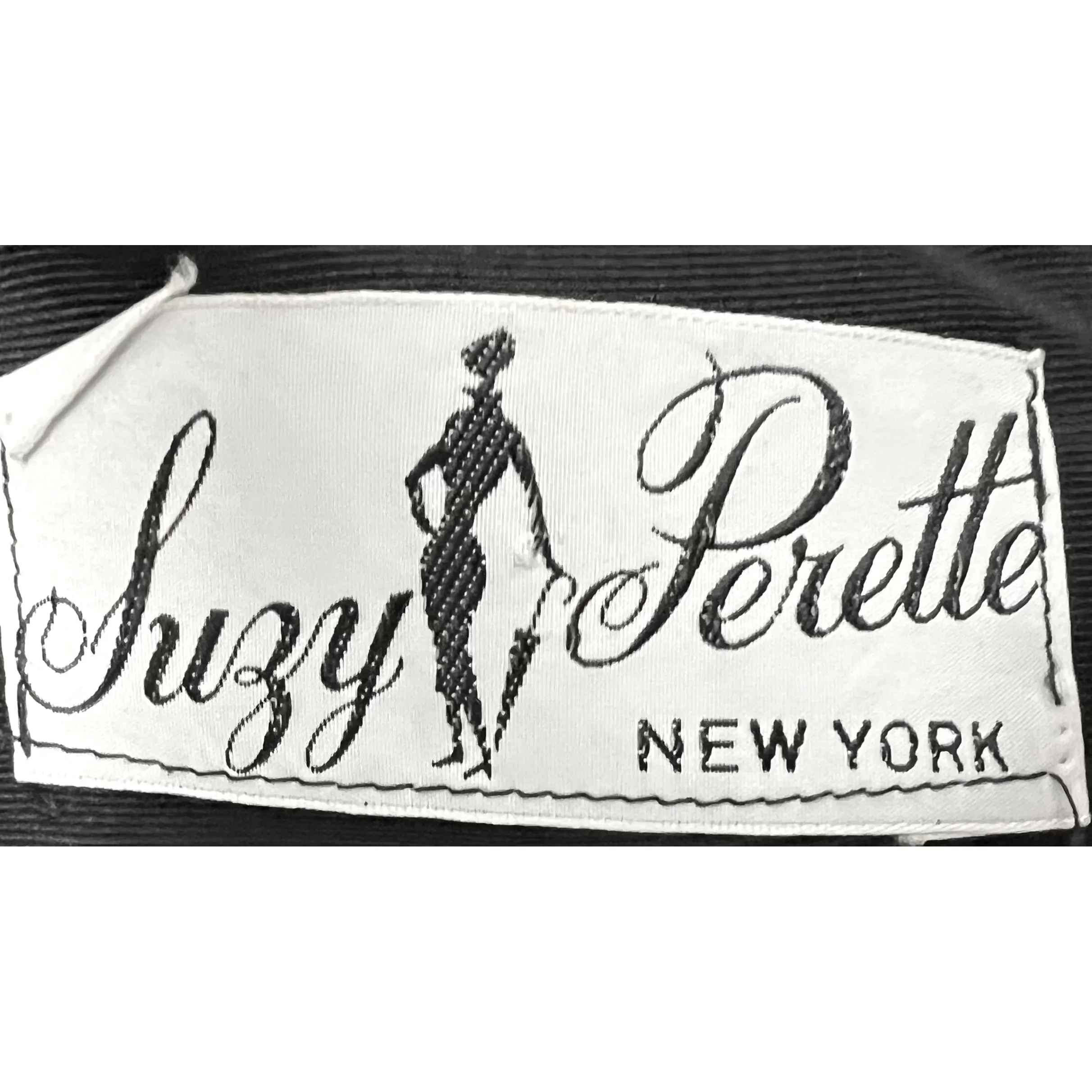 Vintage MCM Suzy Perette Black Silk Cocktail Dress 1950S Bombshell 38-27-Free