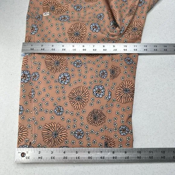 Wild Rye Shorts Womens 4 Freel Mountain Bike Short Bermuda Orange Floral EUC