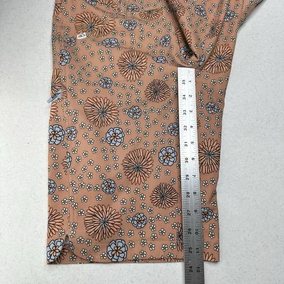 Wild Rye Shorts Womens 4 Freel Mountain Bike Short Bermuda Orange Floral EUC