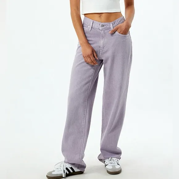 Women's Levi's Purple '94 Baggy Mid-Rise Straight Leg Jeans 100% Cotton 32 x 31