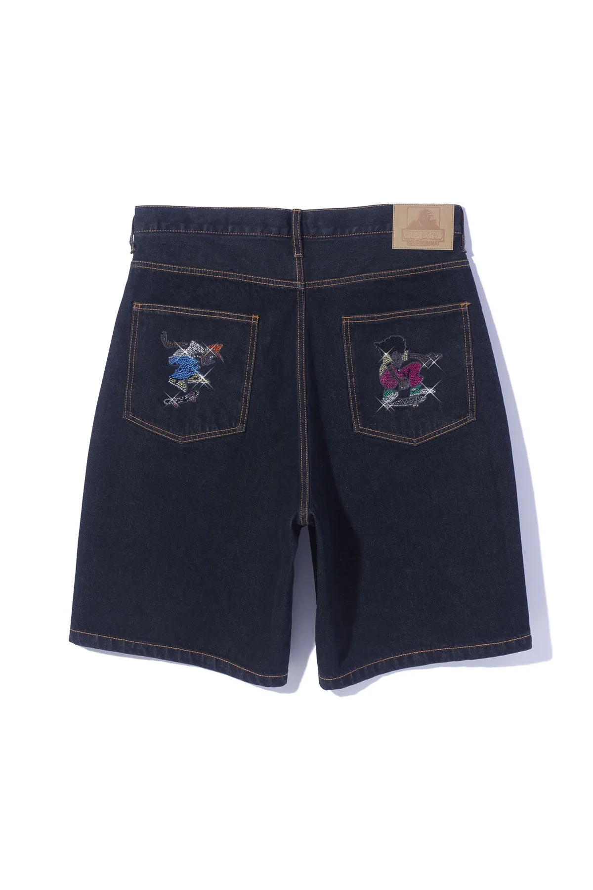 XLARGE x CSC DENIM SHORTS - BLACK