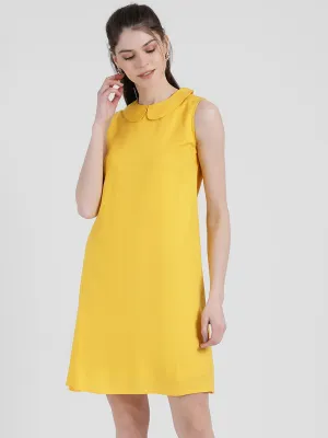 Yellow Solid A-Line Tunic