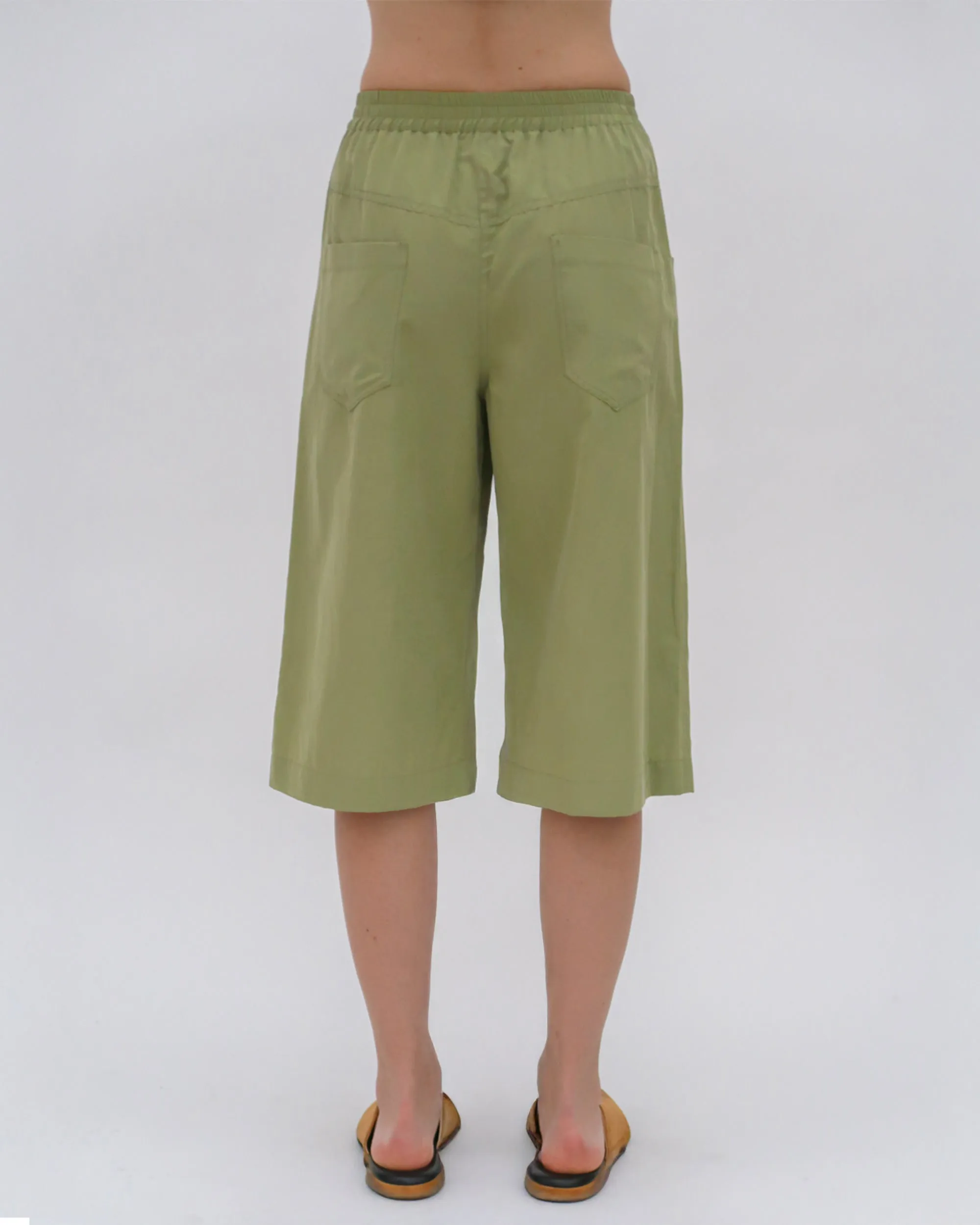 YOKE BERMUDA SHORT - FLUID POPLIN